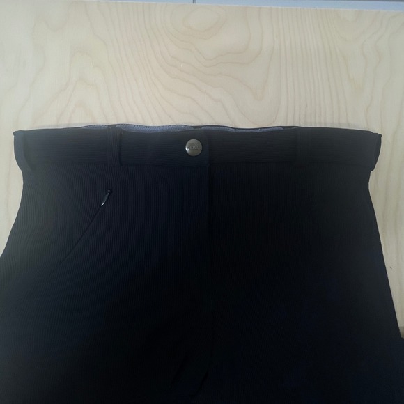 tuffrider Pants - TuffRider Ribb Lowrise Black Knee Patch Ladies Equestrian Breeches Size 26